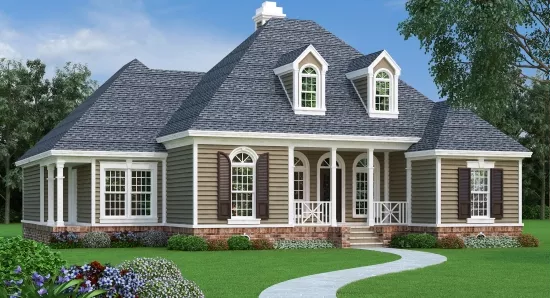 image of ranch house plan 9848